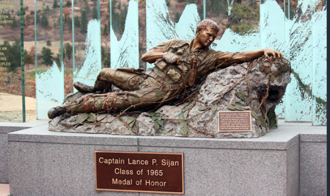 Air Force Academy Dedicates New Bronze Statue to Lance